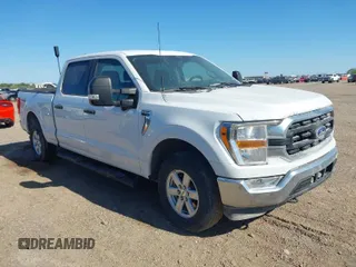 2022 Ford F-150 XL with VIN 1FTFW1E85NFB58593, listed as a IAAI auction lot 41950851 with 6,413 mi miles. Bid and sale history available at carsss.com. Image 1.