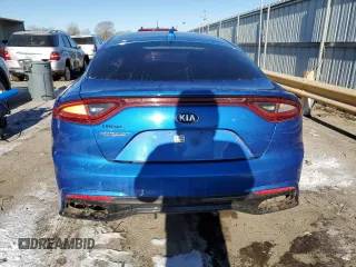 2018 Kia Stinger with VIN KNAE15LA6J6031365, listed as a Copart auction lot 87722525 with 62,489 mi miles and Salvage Title. Bid and sale history available at DreamBid. Image 6.