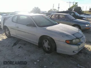 2004 Chevrolet Monte Carlo SS with VIN 2G1WX12K749295984, listed as a IAAI auction lot 35561007 with 1 mi miles. Bid and sale history available at carsss.com. Image 1.
