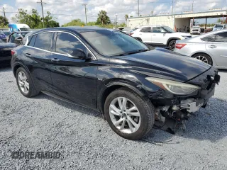 2018 Infiniti QX30 Pure with VIN SJKCH5CP7JA043304, listed as a Copart auction lot 51667365 with 85,494 mi miles and Salvage title. Bid and sale history available at DreamBid. Image 4.