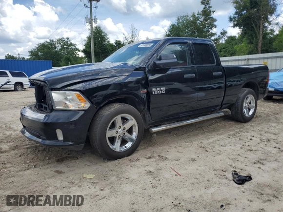 2014 Ram 1500 Tradesman with VIN 1C6RR6FT2ES198004, listed as a Copart auction lot 61048055 with 200,568 mi miles and Salvage title. Bid and sale history available at DreamBid. Image 1.