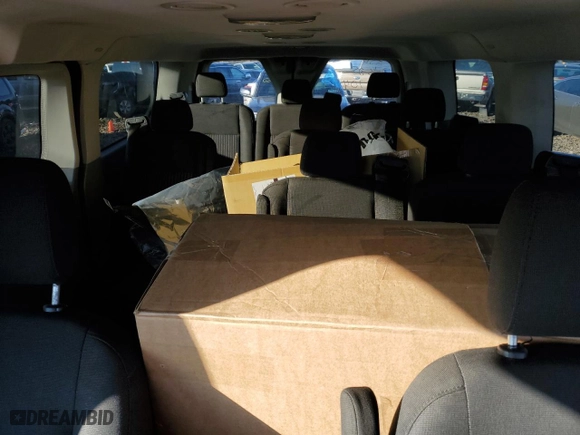 2015 Ford Transit Wagon XL with VIN 1FMZK1YM6FKA91704, listed as a Copart auction lot 47443975 with 169,342 mi miles and Salvage Title. Bid and sale history available at carsss.com. Image 10.