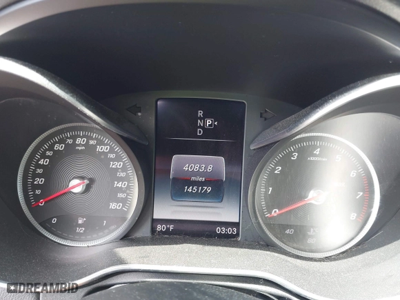 2015 Mercedes-Benz C-Class C 300 with VIN 55SWF4JB2FU088476, listed as a IAAI auction lot 41913454 with 145,179 mi miles. Bid and sale history available at carsss.com. Image 7.