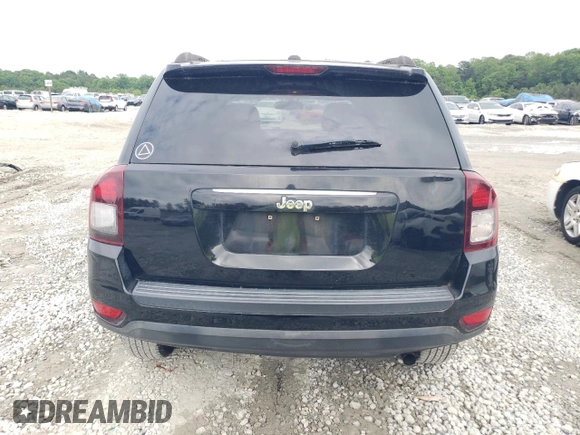 2017 Jeep Compass Sport with VIN 1C4NJCBA4HD147548, listed as a Copart auction lot 55671495 with 108,592 mi miles and Salvage title. Bid and sale history available at DreamBid. Image 6.