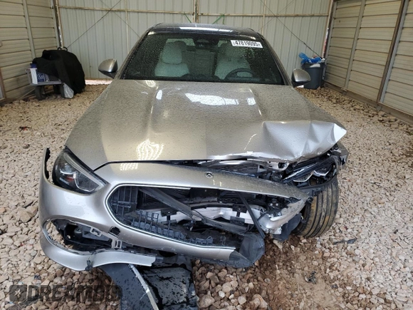 2023 Mercedes-Benz C 300 with VIN W1KAF4GB6PR094334, listed as a Copart auction lot 47819095 with Not Provided miles and Salvage Title. Bid and sale history available at carsss.com. Image 5.