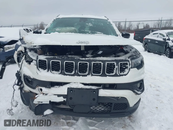 2024 Jeep Compass Latitude with VIN 3C4NJDBN5RT109413, listed as a IAAI auction lot 41330422 with Not Provided miles and . Bid and sale history available at DreamBid. Image 12.