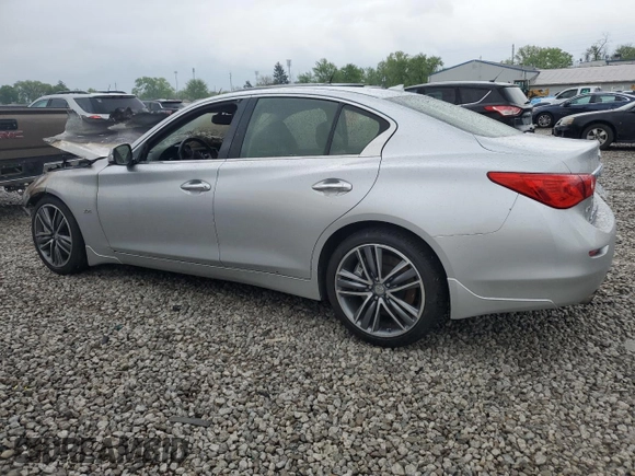 2017 Infiniti Q50 Signature Edition with VIN JN1EV7AR9HM831467, listed as a Copart auction lot 55486925 with Not provided miles and Salvage title. Bid and sale history available at DreamBid. Image 2.