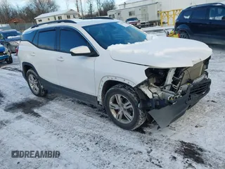 2018 GMC Terrain SLE with VIN 3GKALMEV1JL381034, listed as a IAAI auction lot 41345745 with 54,029 mi miles. Bid and sale history available at carsss.com. Image 1.
