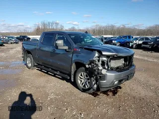 2021 Chevrolet Silverado 1500 RST with VIN 3GCUYEET5MG327263, listed as a Copart auction lot 82193514 with 46,081 mi miles and Salvage Title. Bid and sale history available at carsss.com. Image 11.