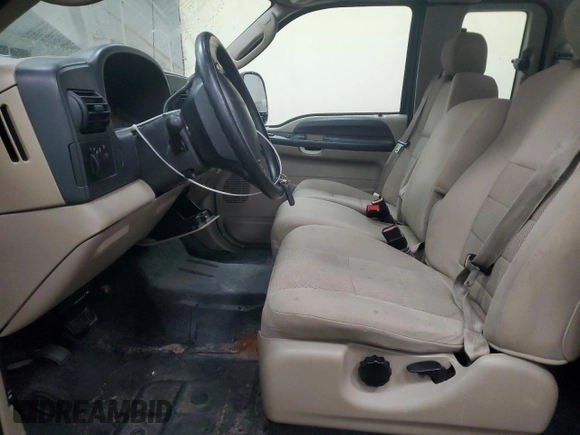 2007 Ford F-250 XL with VIN 1FTSX21P27EA16502, listed as a Copart auction lot 45509185 with 133,681 mi miles and Clean Title. Bid and sale history available at DreamBid. Image 7.