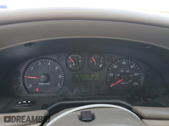 2004 Ford Taurus SE with VIN 1FAFP53U04A141688, listed as a Copart auction lot 55606685 with 134,548 mi miles and Salvage Title. Bid and sale history available at DreamBid. Image 9.