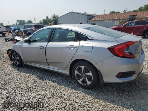 2021 Honda Civic LX with VIN 19XFC2F66ME001627, listed as a Copart auction lot 59653925 with 48,468 mi miles and Salvage title. Bid and sale history available at DreamBid. Image 2.