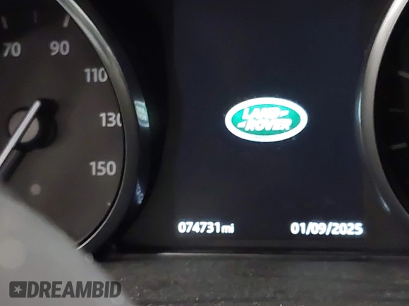 2017 Land Rover Range Rover Evoque HSE Dynamic with VIN SALVD2BG6HH170028, listed as a IAAI auction lot 41279597 with 74,731 mi miles. Bid and sale history available at carsss.com. Image 7.