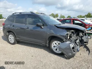 2021 Subaru Forester with VIN JF2SKADC4MH593982, listed as a Copart auction lot 55418575 with 57,706 mi miles and Salvage title. Bid and sale history available at DreamBid. Image 4.
