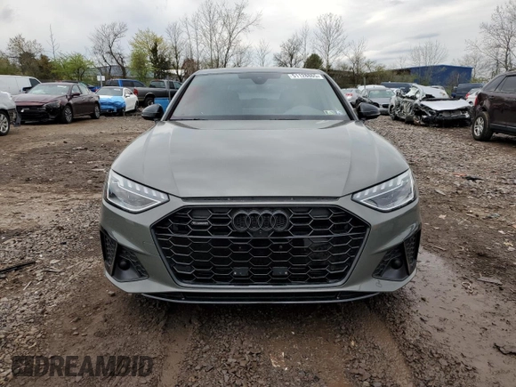 2023 Audi A4 S line Premium Plus with VIN WAUEAAF40PA012816, listed as a Copart auction lot 51128865 with 16,875 mi miles and Salvage Title. Bid and sale history available at DreamBid. Image 5.