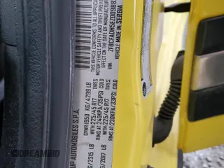 2014 FIAT 500L Trekking with VIN ZFBCFADH5EZ009882, listed as a Copart auction lot 41487155 with 55,122 mi miles and Salvage Title. Bid and sale history available at DreamBid. Image 12.