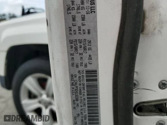 2017 Jeep Patriot Latitude с VIN 1C4NJPFB2HD183300, выставлен на аукционе Copart как лот 57647715 с пробегом 198 471 миль миль и Чистый • Clean title. История ставок и продаж доступна на DreamBid. Изображение 13.