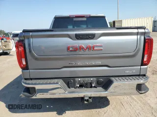 2022 GMC Sierra 1500 Limited SLT with VIN 3GTU9DEDXNG115203, listed as a Copart auction lot 75834754 with 16,994 mi miles and Salvage Title. Bid and sale history available at carsss.com. Image 6.