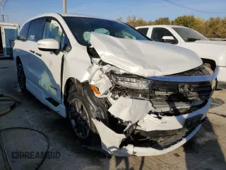 2022 Honda Odyssey Elite z VIN 5FNRL6H98NB022728, wystawiony jako Copart lot #76936234 z przebiegiem 17 342 mil mil oraz Szkoda całkowita • Salvage title. Historia ofert i sprzedaży dostępna na DreamBid. Obrazek 4.