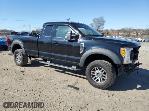 2017 Ford F-250 XLT with VIN 1FT7X2B66HEE80132, listed as a Copart auction lot 50644875 with 84,388 mi miles and Salvage title. Bid and sale history available at DreamBid. Image 4.