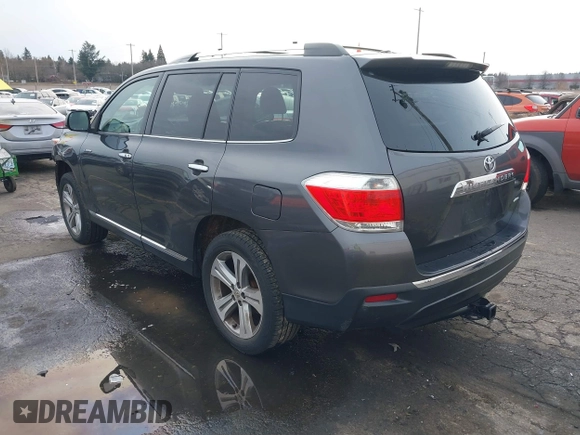 2011 Toyota Highlander Limited with VIN 5TDDK3EH0BS049761, listed as a IAAI auction lot 41484436 with 151,979 mi miles and . Bid and sale history available at DreamBid. Image 3.