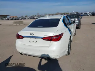 2023 Infiniti Q50 Luxe with VIN JN1EV7BPXPM511389, listed as a IAAI auction lot 41329603 with 28,476 mi miles and . Bid and sale history available at DreamBid. Image 16.