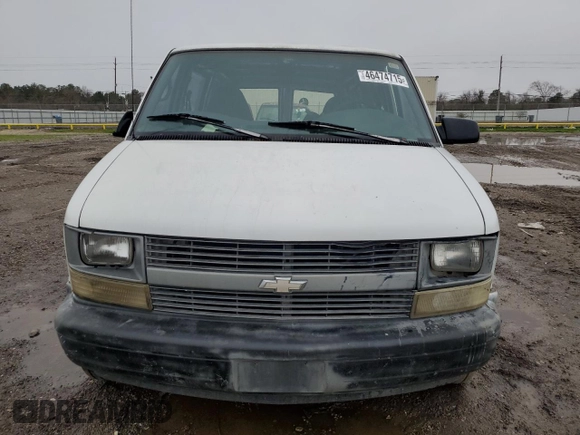 1997 Chevrolet Astro Cargo Van with VIN 1GCDM19W8VB203121, listed as a Copart auction lot 46474715 with 0 mi miles and Salvage Title. Bid and sale history available at carsss.com. Image 5.