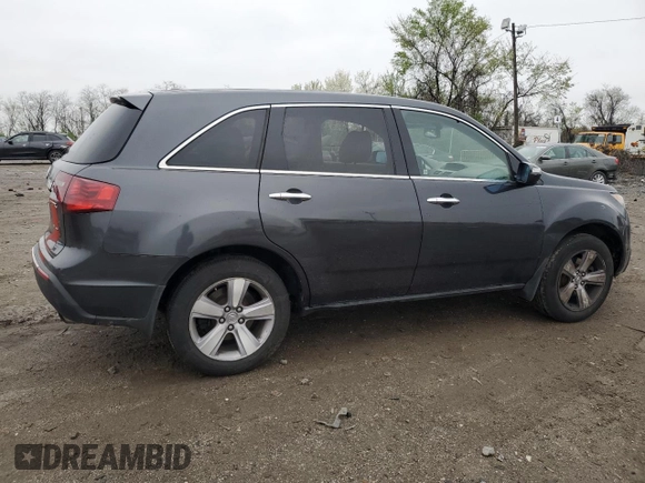 2013 Acura MDX with VIN 2HNYD2H20DH513267, listed as a Copart auction lot 52112595 with 259,490 mi miles and Clean title. Bid and sale history available at DreamBid. Image 3.