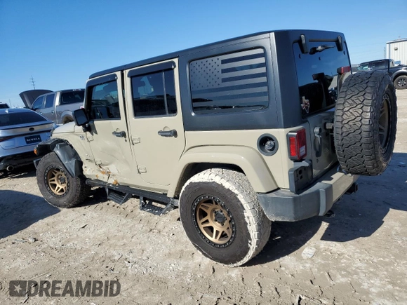 2017 Jeep Wrangler Unlimited Sahara with VIN 1C4BJWEG3HL738819, listed as a Copart auction lot 86483994 with 49,715 mi miles and Salvage Title. Bid and sale history available at carsss.com. Image 2.