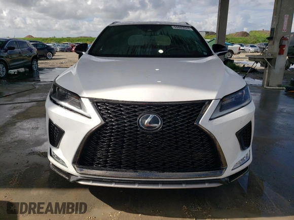 2022 Lexus RX with VIN 2T2YZMDA3NC309960, listed as a Copart auction lot 65665624 with 18,695 mi miles and Salvage Title. Bid and sale history available at carsss.com. Image 5.