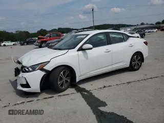 2020 Nissan Sentra SV with VIN 3N1AB8CV7LY212573, listed as a Copart auction lot 59752225 with 84,115 mi miles and Salvage title. Bid and sale history available at DreamBid. Image 1.