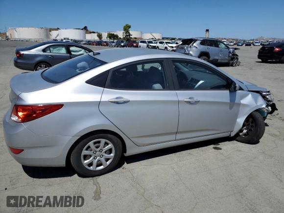 2013 Hyundai Accent GLS z VIN KMHCT4AE5DU416853, wystawiony jako Copart lot #57818195 z przebiegiem 84 550 mil mil oraz Szkoda całkowita • Salvage title. Historia ofert i sprzedaży dostępna na DreamBid. Obrazek 3.