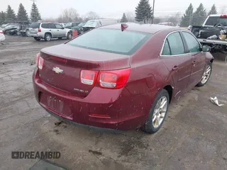 2016 Chevrolet Malibu LT with VIN 1G11C5SA8GF141395, listed as a IAAI auction lot 41747849 with 130,609 mi miles. Bid and sale history available at carsss.com. Image 4.