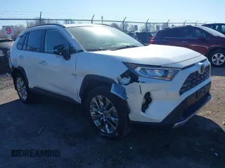 2019 Toyota RAV4 Limited with VIN JTMN1RFV1KD517037, listed as a IAAI auction lot 41844316 with 66,961 mi miles. Bid and sale history available at carsss.com. Image 1.