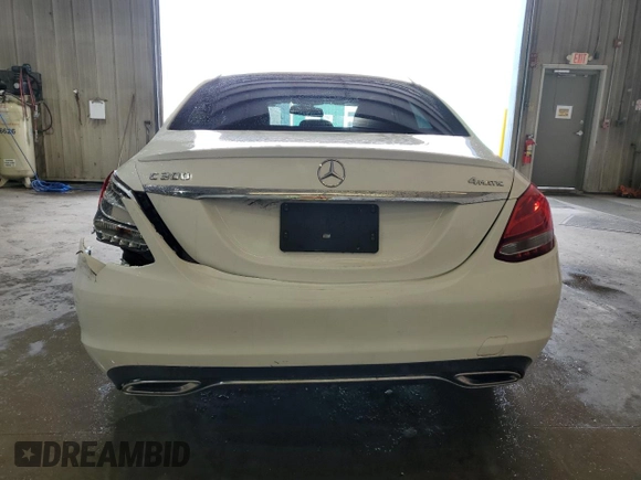 2018 Mercedes-Benz C 300 with VIN 55SWF4KB2JU280486, listed as a Copart auction lot 46850755 with 73,452 mi miles and Salvage title. Bid and sale history available at DreamBid. Image 6.