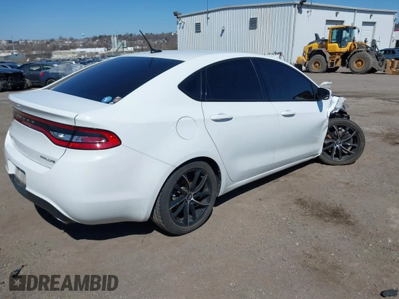 2015 Dodge Dart SXT with VIN 1C3CDFBB0FD237886, listed as a IAAI auction lot 41892227 with 94,414 mi miles. Bid and sale history available at carsss.com. Image 4.