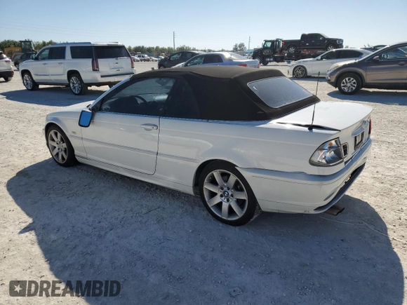 2003 BMW 3 Series 325Ci with VIN WBABS33453PG91735, listed as a Copart auction lot 83190274 with 177,347 mi miles and Salvage Title. Bid and sale history available at carsss.com. Image 2.