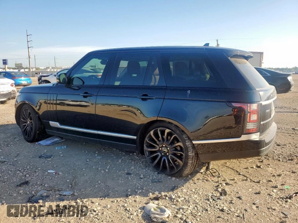 2016 Land Rover Range Rover HSE с VIN SALGS2KF2GA304823, выставлен на аукционе Copart как лот 57640415 с пробегом 51 482 миль миль и Списание • Salvage title. История ставок и продаж доступна на DreamBid. Изображение 2.