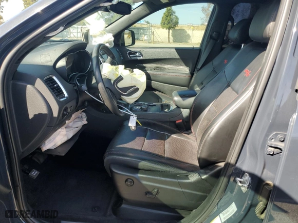 2017 Dodge Durango R/T with VIN 1C4SDHCT6HC883565, listed as a Copart auction lot 47698915 with 102,376 mi miles and Salvage Title. Bid and sale history available at carsss.com. Image 7.