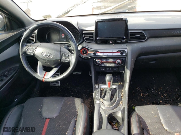2019 Hyundai Veloster Turbo R-Spec with VIN KMHTH6AB0KU013864, listed as a Copart auction lot 69713173 with 60,523 mi miles. Bid and sale history available at carsss.com. Image 8.