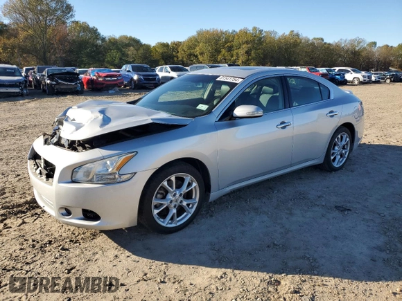 2012 Nissan Maxima S with VIN 1N4AA5AP6CC857068, listed as a Copart auction lot 81541754 with 65,229 mi miles and Salvage title. Bid and sale history available at DreamBid. Image 1.