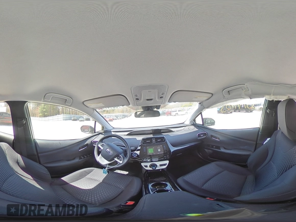 2017 Toyota Prius Plus with VIN JTDKARFP1H3005684, listed as a Copart auction lot 55141105 with 36,379 mi miles and Salvage Title. Bid and sale history available at DreamBid. Image 14.