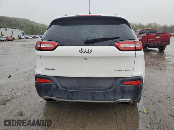 2016 Jeep Cherokee Limited z VIN 1C4PJMDSXGW105022, wystawiony jako Copart lot #54543745 z przebiegiem 130 626 mil mil oraz Szkoda całkowita • Salvage title. Historia ofert i sprzedaży dostępna na DreamBid. Obrazek 6.