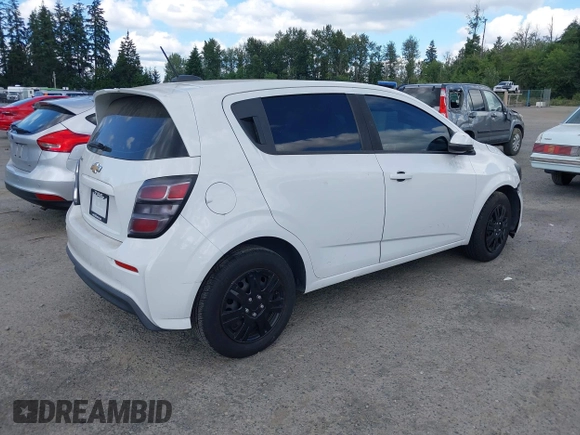 2017 Chevrolet Sonic LT with VIN 1G1JG6SH6H4151346, listed as a IAAI auction lot 42639769 with 90,872 mi miles and . Bid and sale history available at DreamBid. Image 4.