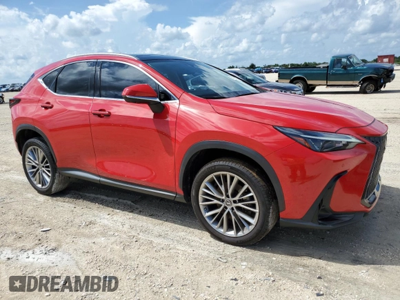 2022 Lexus NX with VIN JTJHGCEZ1N2000556, listed as a Copart auction lot 67162094 with 59,299 mi miles and Salvage Title. Bid and sale history available at carsss.com. Image 4.
