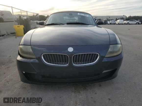 2006 BMW Z4 3.0i with VIN 4USBU33506LW58375, listed as a Copart auction lot 85711854 with 128,432 mi miles and Clean Title. Bid and sale history available at carsss.com. Image 5.