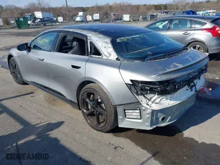 2024 Lucid Air Touring with VIN 50EA1TEA3RA001358, listed as a IAAI auction lot 41482592 with 4,811 mi miles. Bid and sale history available at carsss.com. Image 3.