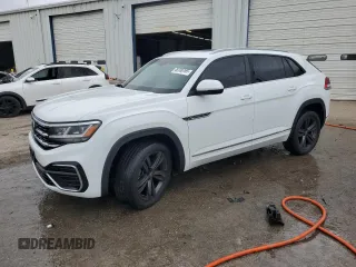 2021 Volkswagen Atlas SE z VIN 1V2PE2CA1MC208228, wystawiony jako Copart lot #45106165 z przebiegiem 63 144 mil mil oraz Szkoda całkowita • Salvage title. Historia ofert i sprzedaży dostępna na DreamBid. Obrazek 1.
