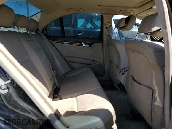 2011 Mercedes-Benz C 300 Sport with VIN WDDGF8BB0BR182300, listed as a Copart auction lot 57858985 with 194,991 mi miles and Salvage title. Bid and sale history available at DreamBid. Image 10.
