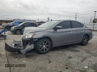 2017 Nissan Sentra S with VIN 3N1AB7AP7HY285402, listed as a Copart auction lot 45197715 with 128,937 mi miles and Salvage title. Bid and sale history available at DreamBid. Image 1.